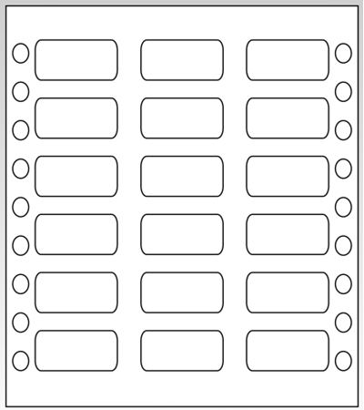 35 mm x 55 mm Yuvarlak Kenar ( 10 Paket )